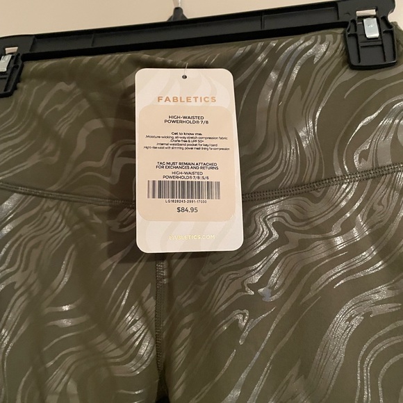 Fabletics 7/8 Highwaisted Powerhold Leggings - Picture 2 of 4